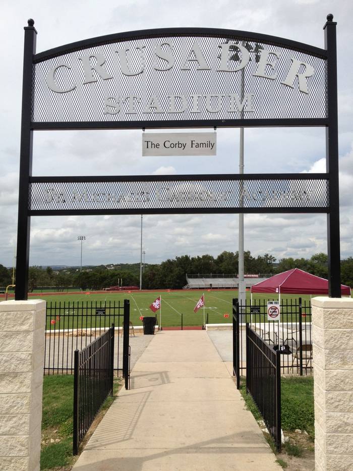 Crusader Stadium Custom Sign