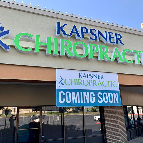 Kapsner Chiropractic channel letter sign