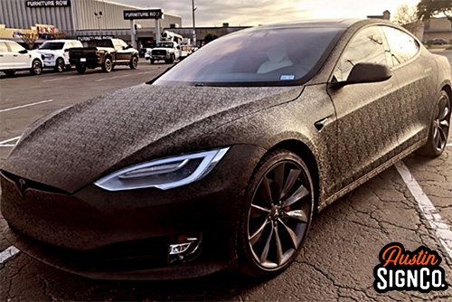 Custom Wrap for Tesla