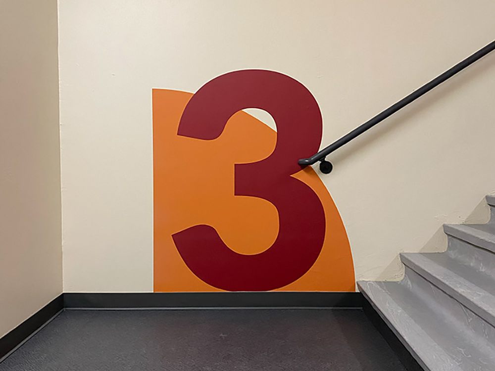 Stairwell Wall Decal